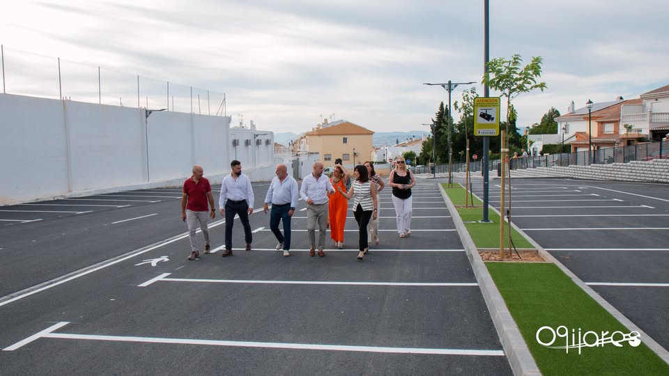 Inauguración del nuevo aparcamiento en Loma Linda