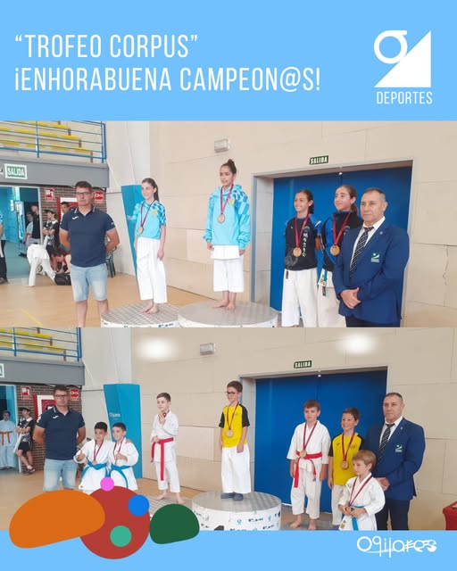 Éxito del Trofeo Corpus de Kárate en nuestro pabellón