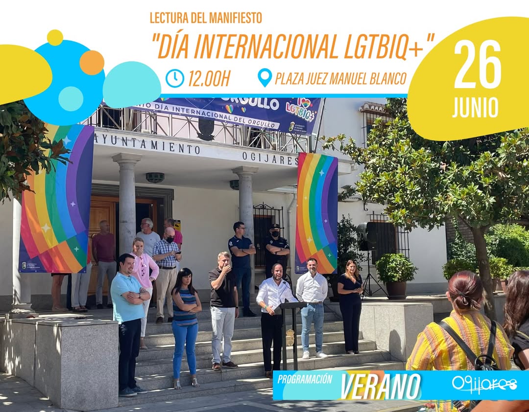 Lectura del manifiesto por el Día Internacional LGTBIQ+