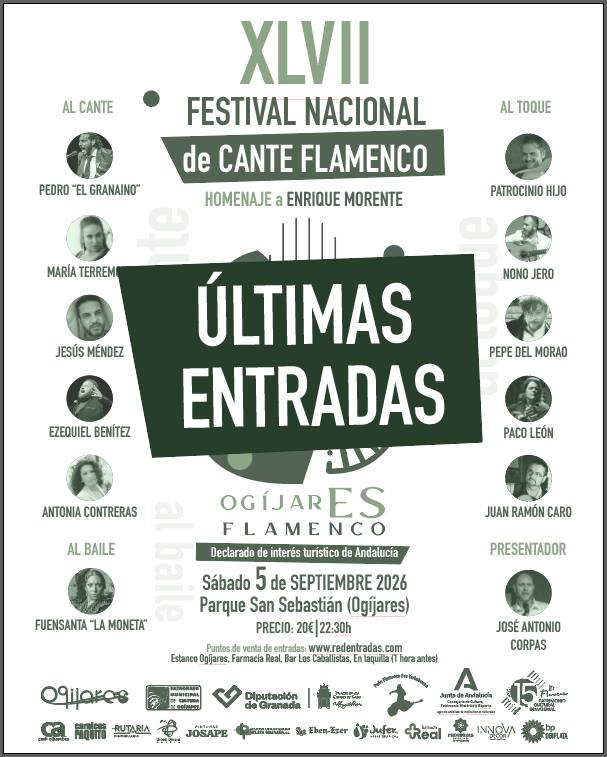 Últimas entradas para el Festival Nacional de Cante Flamenco