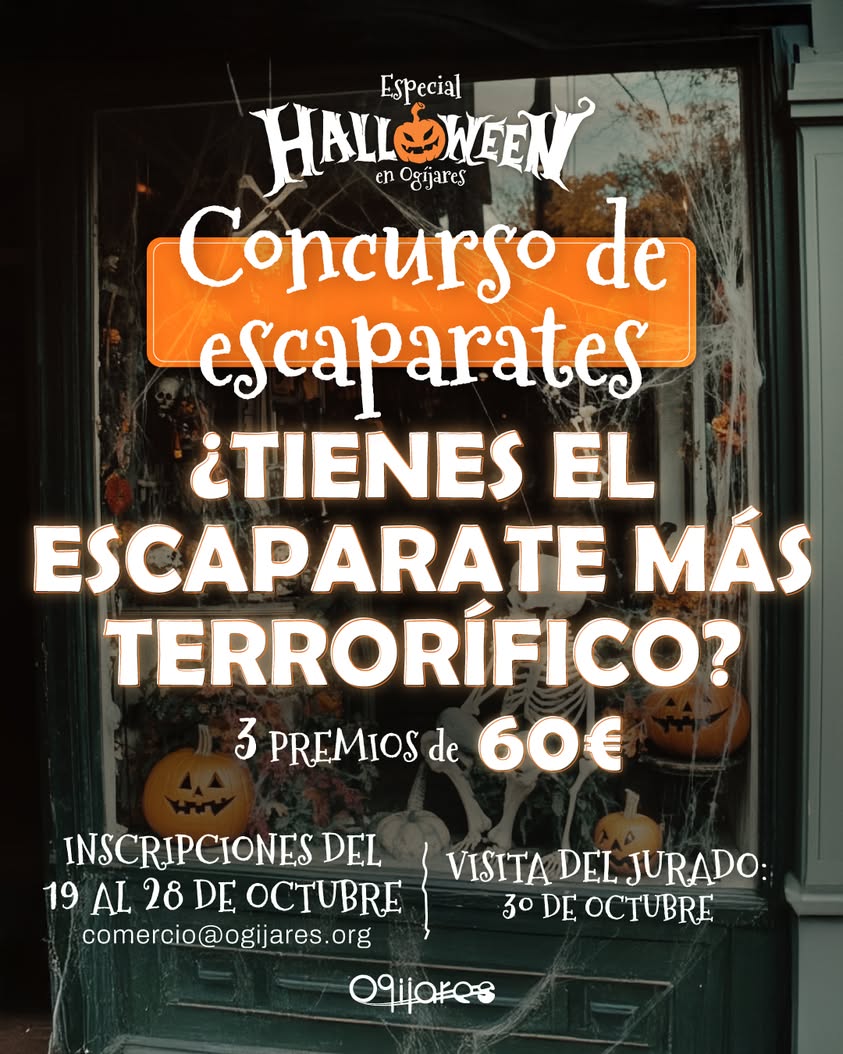 Concurso de escaparates de Halloween en Ogíjares