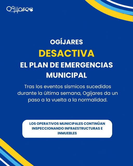 Desactivación del Plan de Emergencia en Ogíjares