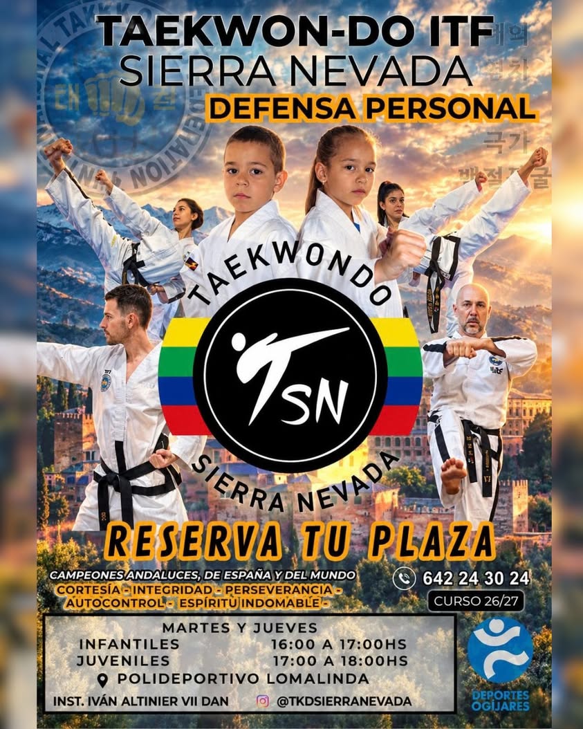 Inscripción abierta para curso de Taekwon-Do 2026/2027