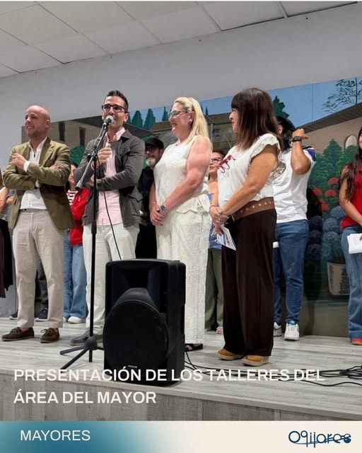 Presentación de talleres del Área del Mayor 2026/2027