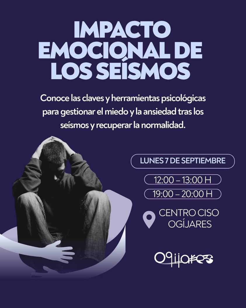 Charlas sobre gestión emocional tras actividad sísmica